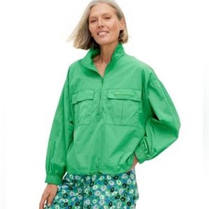 DVF x Target - Nylon Packable Long Sleeve Half Zip Jacket - Medium NWT